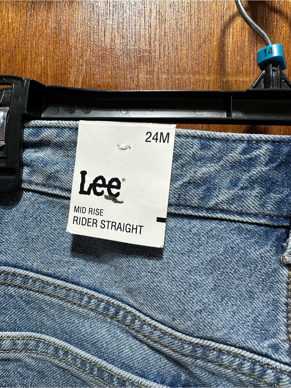 Lee Mid Rise Rider Straight 24M - Picture 6 of 6